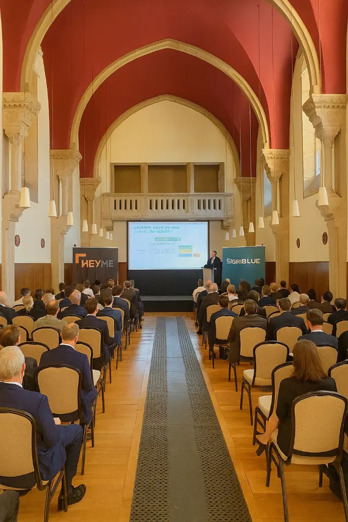 Assemblée générale dans la grande salle patrimoniale du domaine L’Écrin du Monastère à Montferrand-le-Château, pour séminaires et événements professionnels près de Besançon.