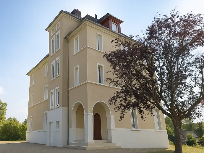 Villa rénovée du domaine, utilisée aujourd’hui comme hébergement.