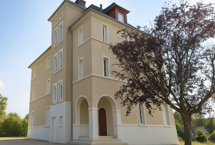 Villa rénovée du domaine, utilisée aujourd’hui comme hébergement.